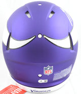 JJ McCarthy Autographed Vikings F/S Speed Authentic Helmet Beckett W Hologram