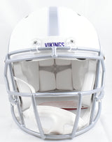 JJ McCarthy Signed Vikings F/S Alt 2024 Speed Authentic Helmet Beckett W Holo