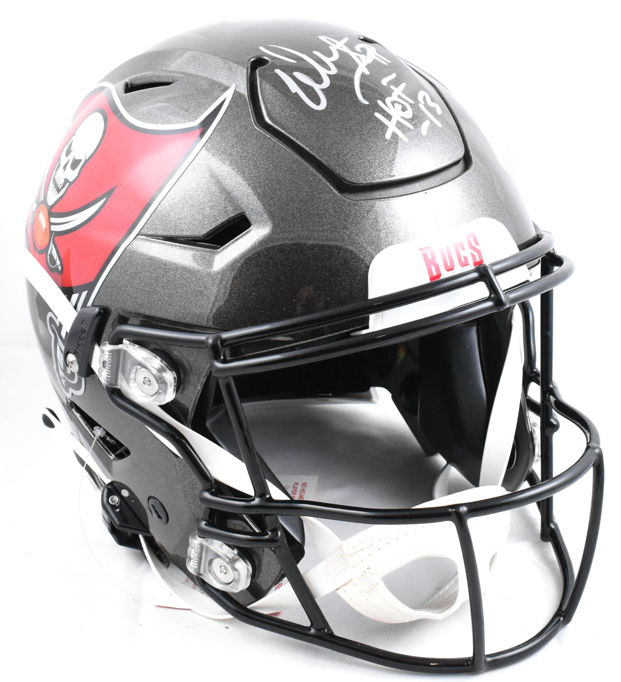 Warren Sapp Signed Buccaneers F/S Speed Flex Helmet HOF - Beckett W Hologram