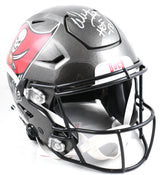 Warren Sapp Signed Buccaneers F/S Speed Flex Helmet HOF - Beckett W Hologram