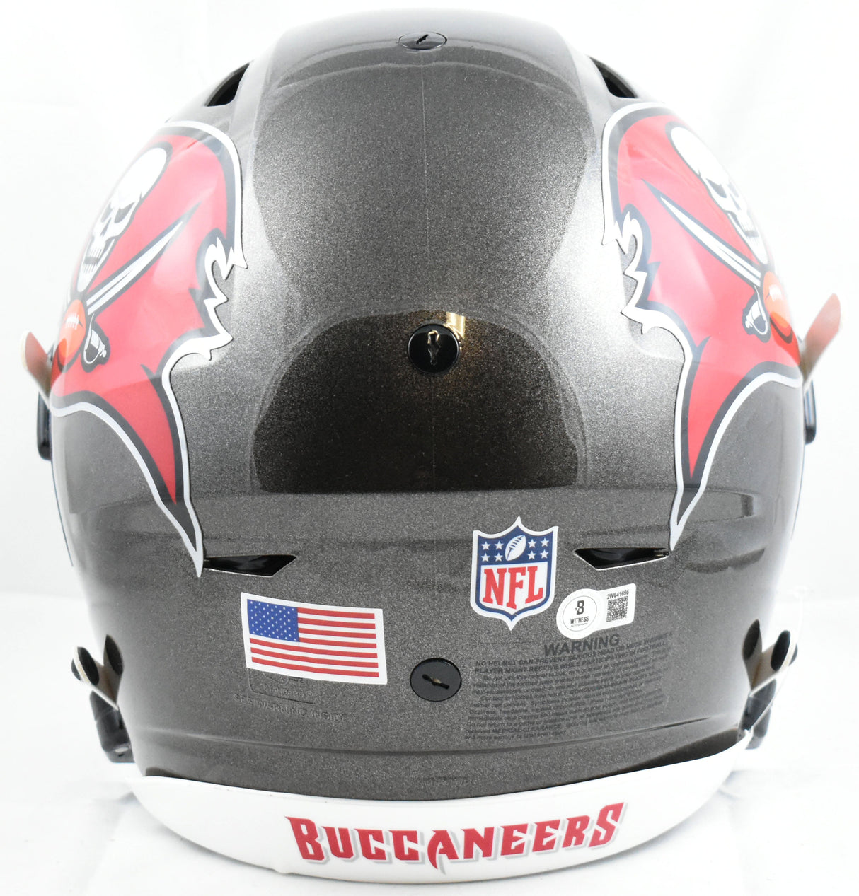 Warren Sapp Signed Buccaneers F/S Speed Flex Helmet HOF - Beckett W Hologram
