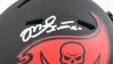 Mike Alstott Signed Buccaneers Eclipse Speed Mini Helmet- Beckett W Holo *Silver