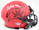 Warren Sapp Autographed Buccaneers Rave Speed Mini Helmet - Beckett W Hologram