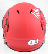 Warren Sapp Autographed Buccaneers Rave Speed Mini Helmet - Beckett W Hologram