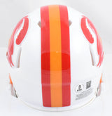 Mike Alstott Autographed Buccaneers 76-96 Speed Mini Helmet - Beckett W Hologram