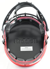 Mike Alstott Signed Buccaneers F/S Rave Speed Helmet SB Champs A Train Beckett W