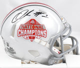 Quinshon Judkins Signed Ohio State National Champs Speed Mini Helmet - Beckett W