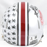 Jack Sawyer Signed Ohio State Buckeyes National Champs Mini Helmet - Beckett W