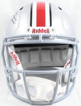 Quinshon Judkins Signed Ohio St. F/S Speed Helmet 24 Natl Champs- Beckett W Holo