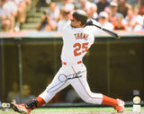Jim Thome Autographed Cleveland Indians 16x20 Swing Photo - Beckett W Hologram