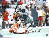 Emmitt Smith Autographed Cowboys 16x20 Stomp Photo - Beckett W Hologram *Black