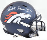 Patrick Surtain II Autographed Denver Broncos Speed Mini Helmet - Beckett W Holo
