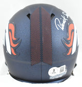 Patrick Surtain II Autographed Denver Broncos Speed Mini Helmet - Beckett W Holo