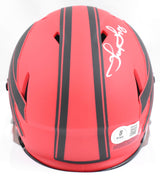 Thurman Thomas Autographed Buffalo Bills Rave Speed Mini Helmet - Beckett W Holo