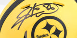 Hines Ward Autographed Pittsburgh Steelers Rave Speed Mini Helmet-Beckett W Holo