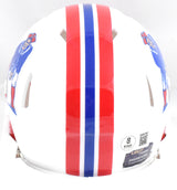 Christian Gonzalez Autographed Patriots 90-92 Speed Mini Helmet - Beckett W Holo