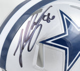 Luke Schoonmaker Autographed Dallas Cowboys Speed Mini Helmet - Prova *Black
