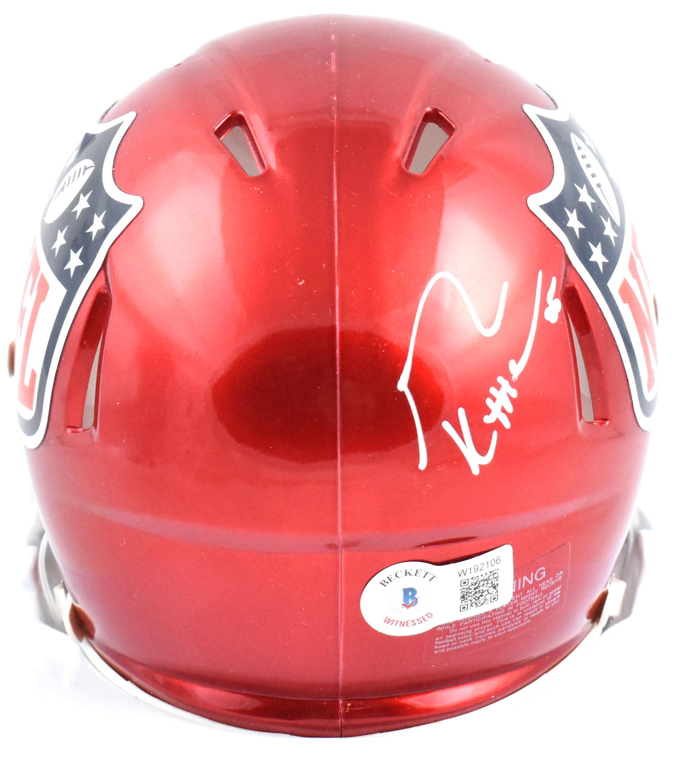 Sam LaPorta George Kittle Autographed NFL Flash Speed Mini Helmet-Beckett W Holo