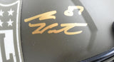 Sam LaPorta George Kittle Signed NFL Salute Speed Mini Helmet-Beckett W Holo