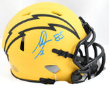Antonio Gates Autographed Chargers Rave Speed Mini Helmet - Beckett W Hologram
