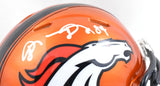 Shannon Sharpe Autographed Denver Broncos Flash Speed Mini Helmet-Beckett W Holo
