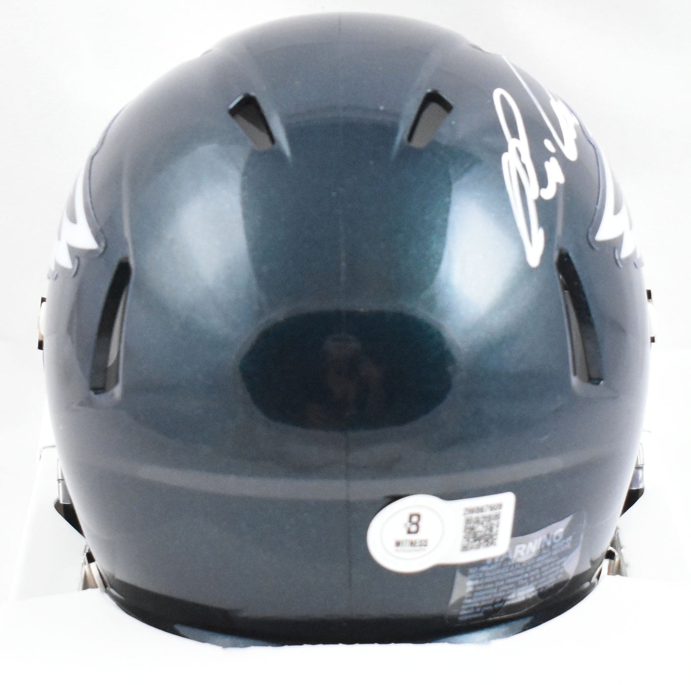 Eric Allen Autographed Philadelphia Eagles Speed Mini Helmet - Beckett W Holo