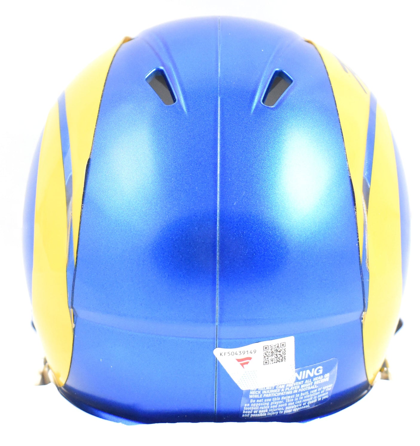 Puka Nacua Autographed Los Angeles Rams Speed Mini Helmet - Fanatics *Black