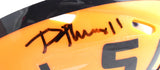 Brian Thomas Jr. Autographed LSU Tigers Speed Mini Helmet - Fanatics *Black