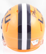 Brian Thomas Jr. Autographed LSU Tigers Speed Mini Helmet - Fanatics *Black