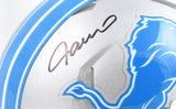 Jameson Williams Autographed Detroit Lions Speed Mini Helmet- Beckett W Hologram