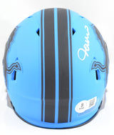 Jameson Williams Autographed Detroit Lions Rave Speed Mini Helmet-Beckett W Holo