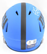 Phil Simms Autographed New York Giants Rave Speed Mini Helmet-Beckett W Hologram