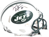 Wayne Chrebet Autographed New York Jets Speed Mini Helmet - Beckett W Hologram