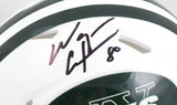 Wayne Chrebet Autographed New York Jets Speed Mini Helmet - Beckett W Hologram
