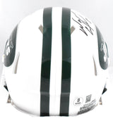 Wayne Chrebet Autographed New York Jets Speed Mini Helmet - Beckett W Hologram