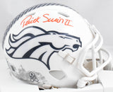Patrick Surtain II Signed Broncos Salute 2024 Speed Mini Helmet - Beckett W Holo