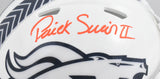 Patrick Surtain II Signed Broncos Salute 2024 Speed Mini Helmet - Beckett W Holo