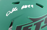 Darrelle Revis Autographed New York Jets Rave Speed Mini Helmet - Beckett W Holo