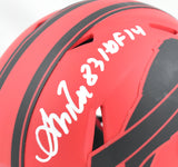 Andre Reed Autographed Buffalo Bills Rave Speed Mini Helmet HOF- Beckett W Holo