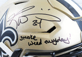 Ricky Williams Autographed Saints F/S SpeedFlex Helmet SWED - Beckett W Holo