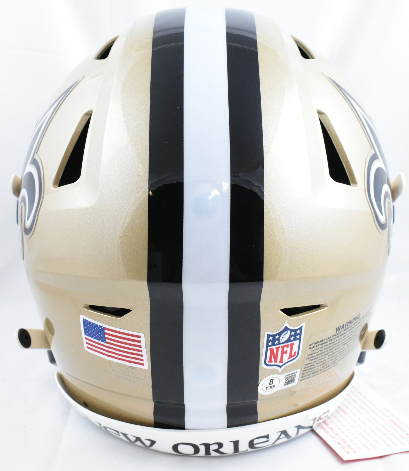 Ricky Williams Autographed Saints F/S SpeedFlex Helmet SWED - Beckett W Holo