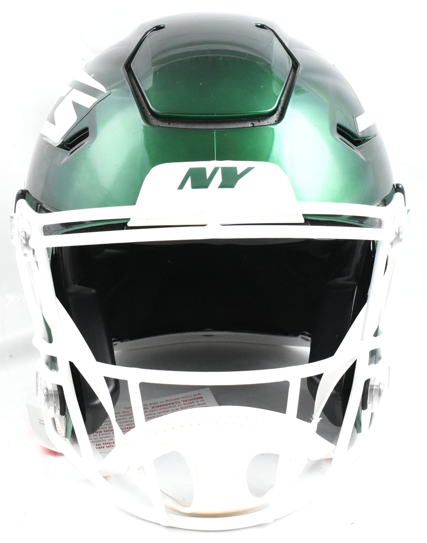 Boomer Esiason Autographed New York Jets F/S Speed Flex Helmet - Beckett W Holo