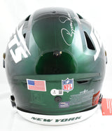 Boomer Esiason Autographed New York Jets F/S Speed Flex Helmet - Beckett W Holo