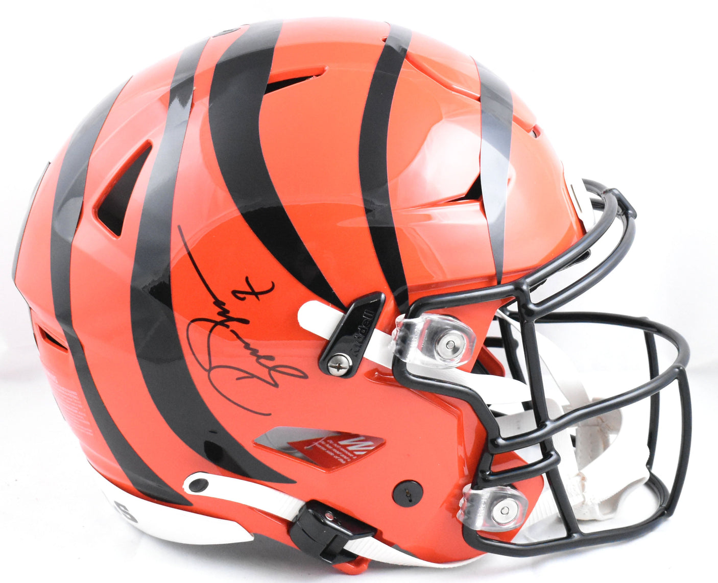 Boomer Esiason Autographed Bengals F/S Speed Flex Helmet - Beckett W Hologram