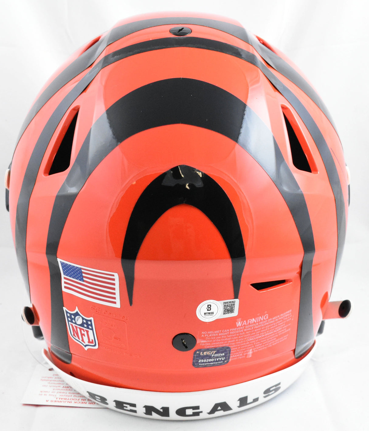 Boomer Esiason Autographed Bengals F/S Speed Flex Helmet - Beckett W Hologram