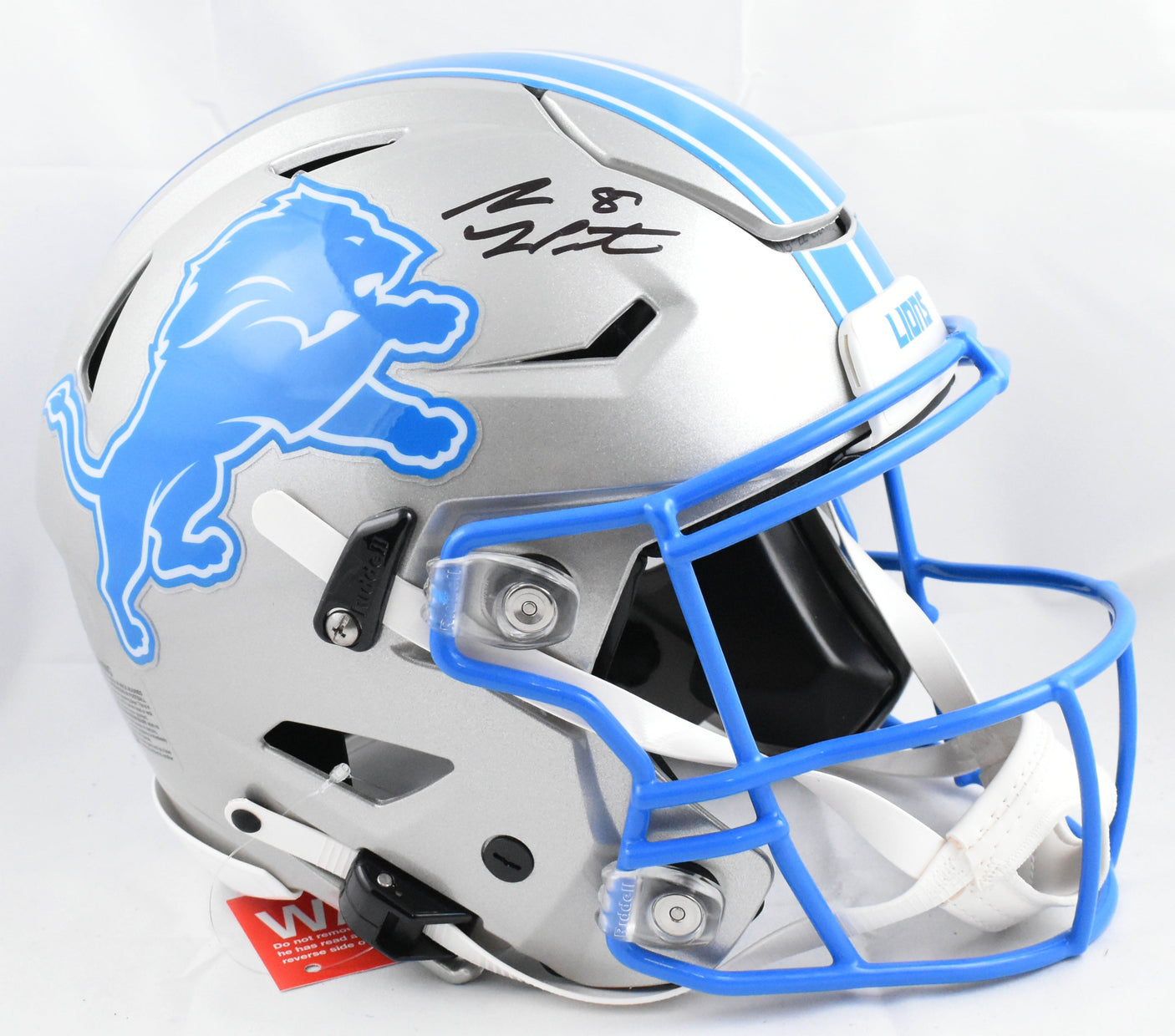 Sam LaPorta Autographed Detroit Lions F/S Speed Flex Helmet - Beckett W Hologram