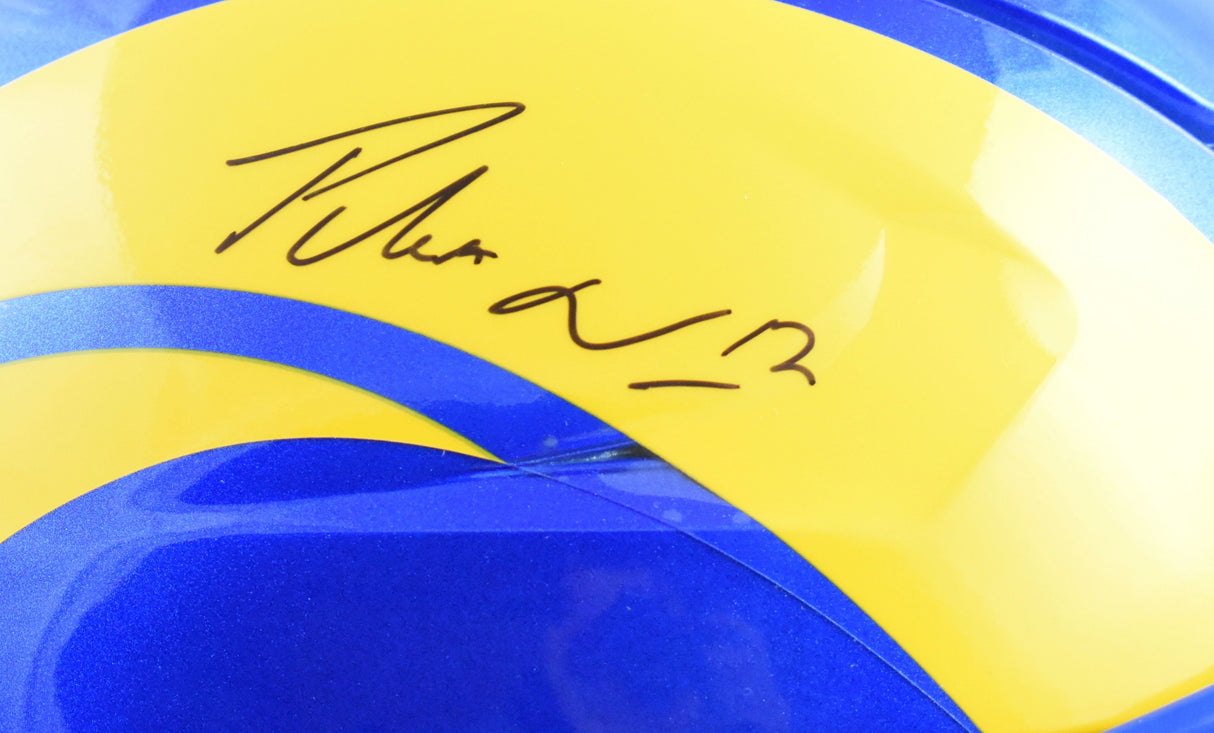Puka Nacua Autographed Los Angeles Rams F/S Speed Flex Helmet - Fanatics
