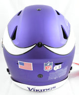Jordan Addison Autographed Vikings F/S SpeedFlex Helmet - Beckett W Hologram
