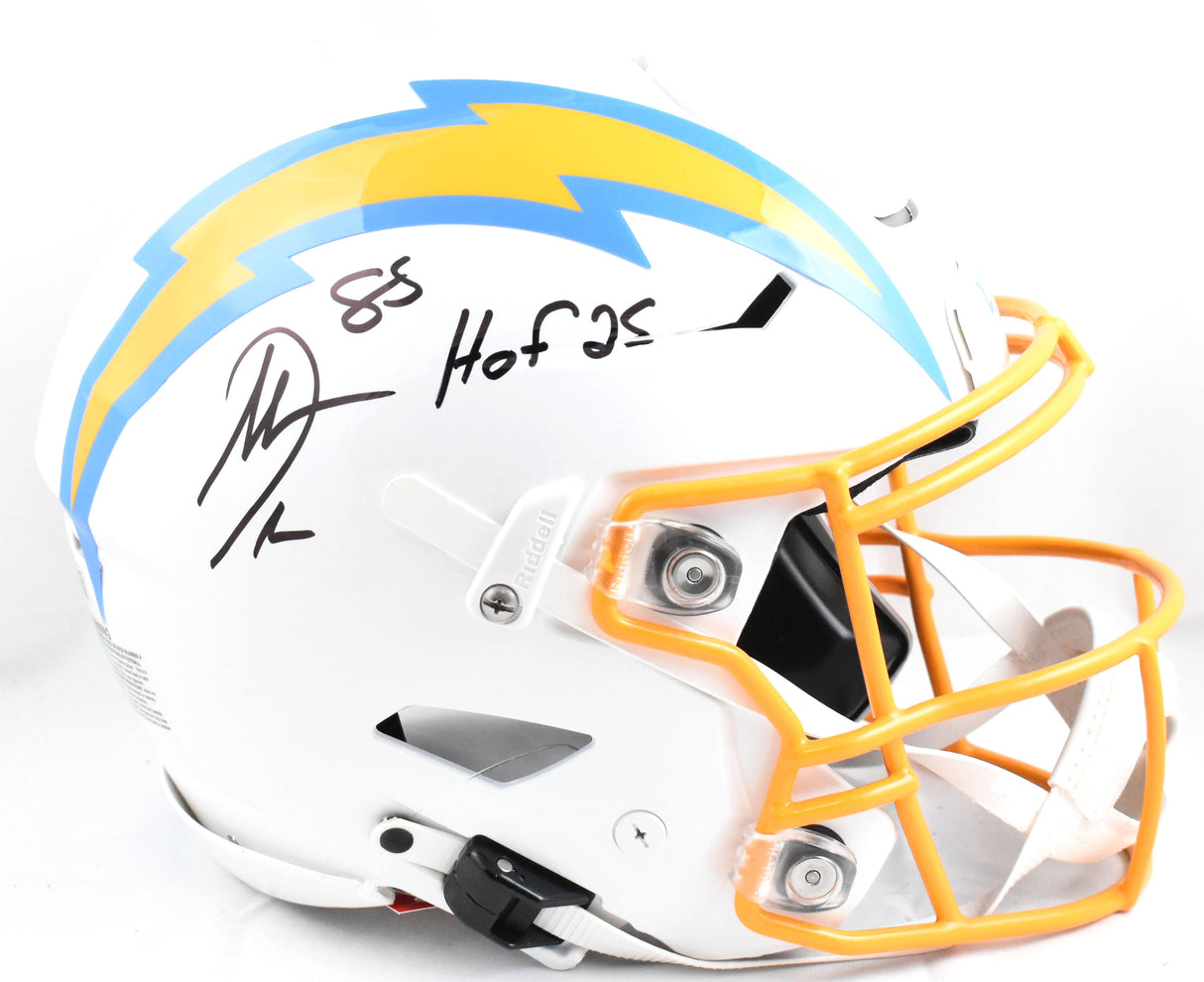Antonio Gates Autographed Chargers F/S Speed Flex Helmet HOF- Beckett W Hologram
