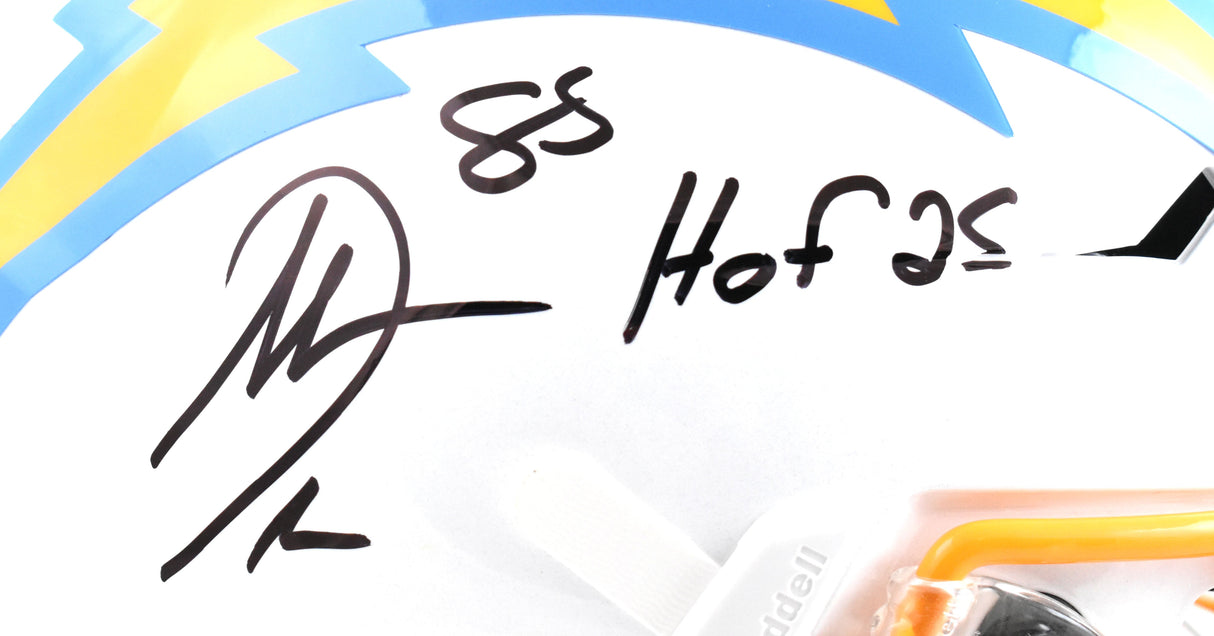 Antonio Gates Autographed Chargers F/S Speed Flex Helmet HOF- Beckett W Hologram